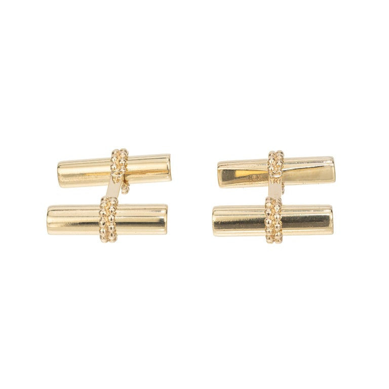 186.00 Carat Multi Color Gemstone Yellow Gold Interchangeable Cufflinks – image 2