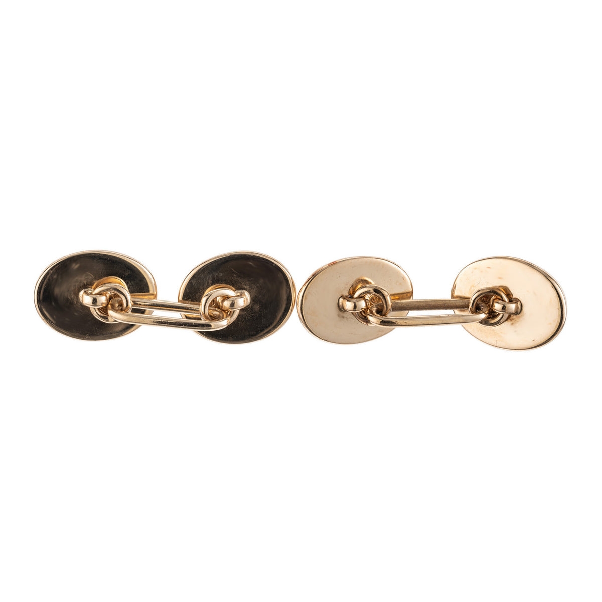 Moonstone Rose Gold Double Sided Cufflinks – image 3