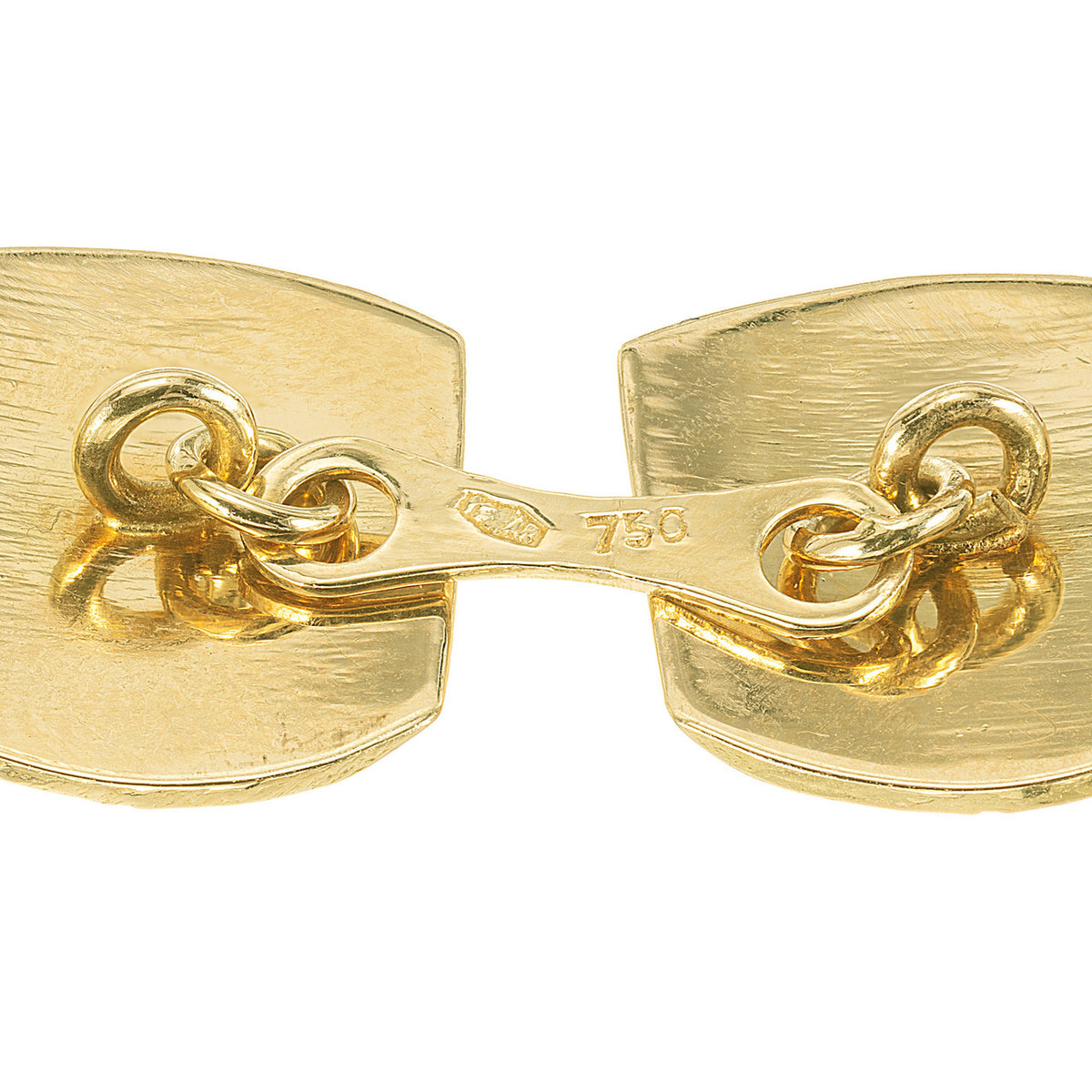Yellow Gold Three Muses Graces Double Sided Cufflinks – image 5