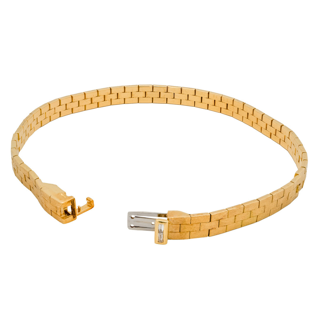 Yellow Gold Brush Finish Bracelet – image 3