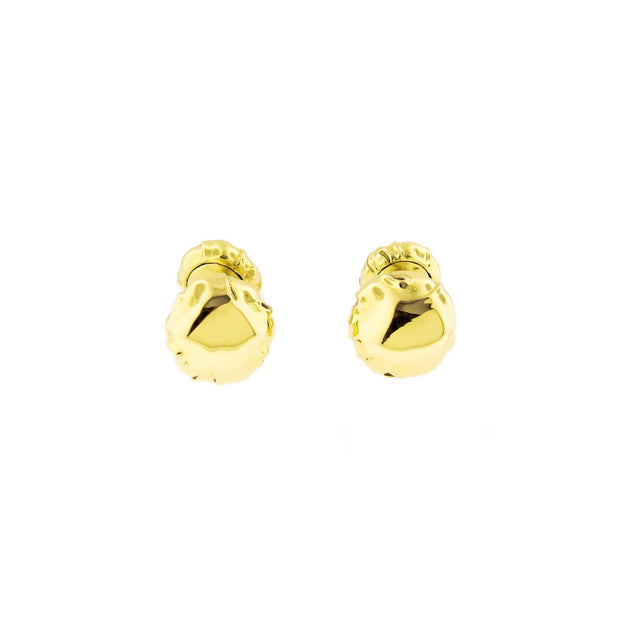 Estate Angela Cummings 1996 Heavy 18k Yellow Gold Double Sided Cufflinks