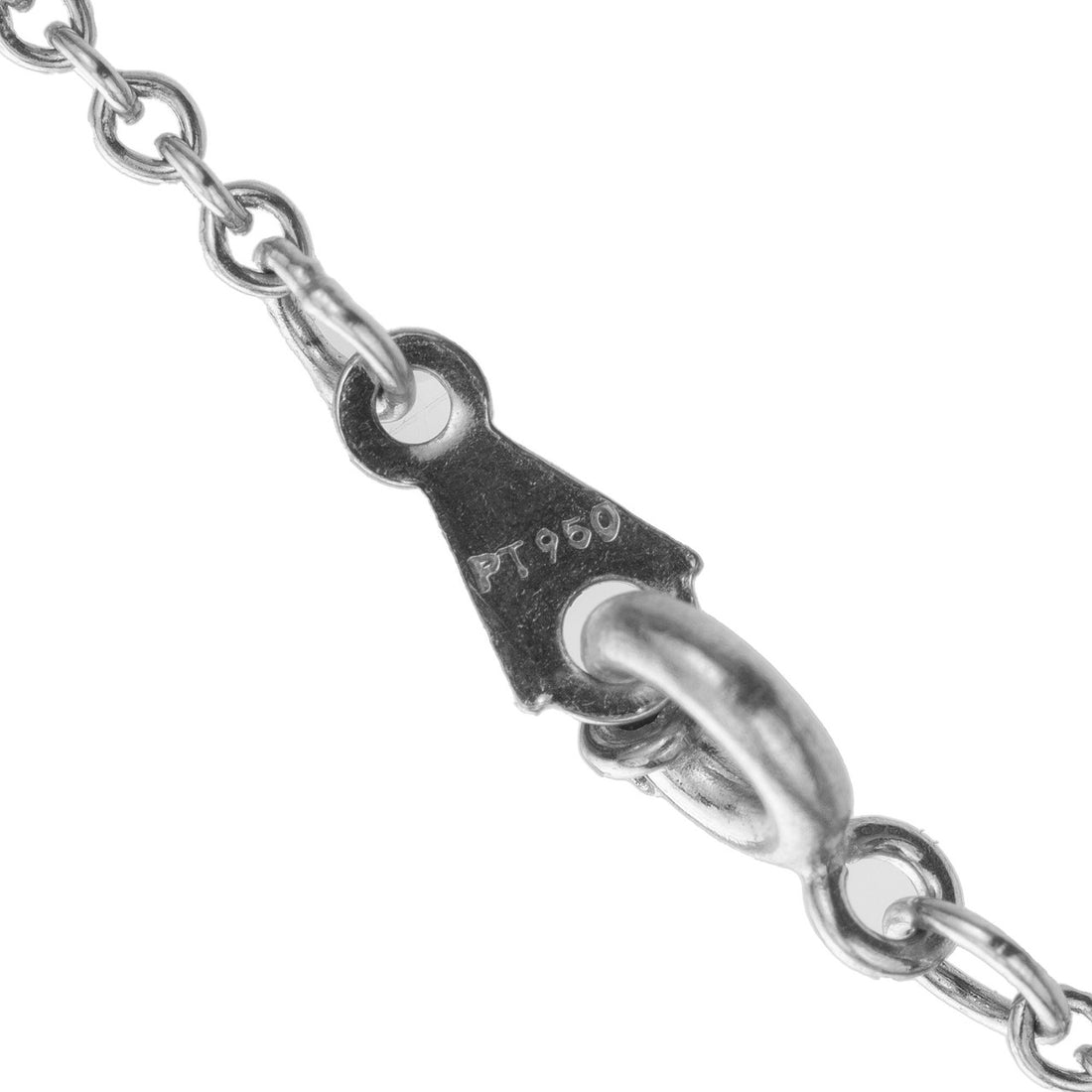 1.95 Carat Victorian Royal Deep Blue Natural Platinum Sapphire Pendant Necklace – image 7