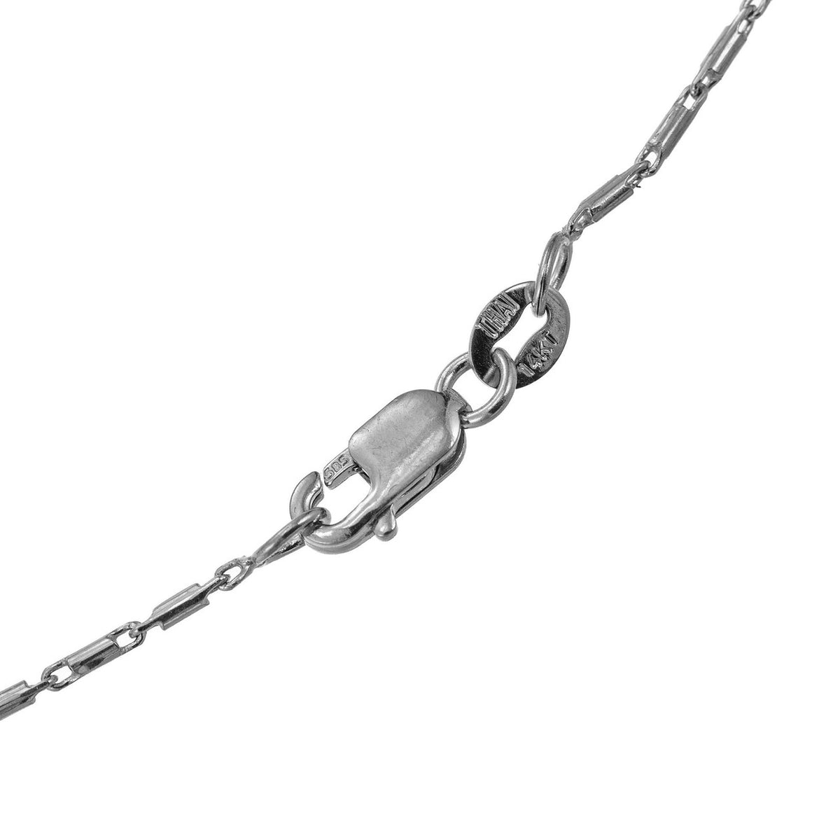 EGL Certified 1.00 Carat Diamond White Gold Swirl Pendant Necklace – image 6