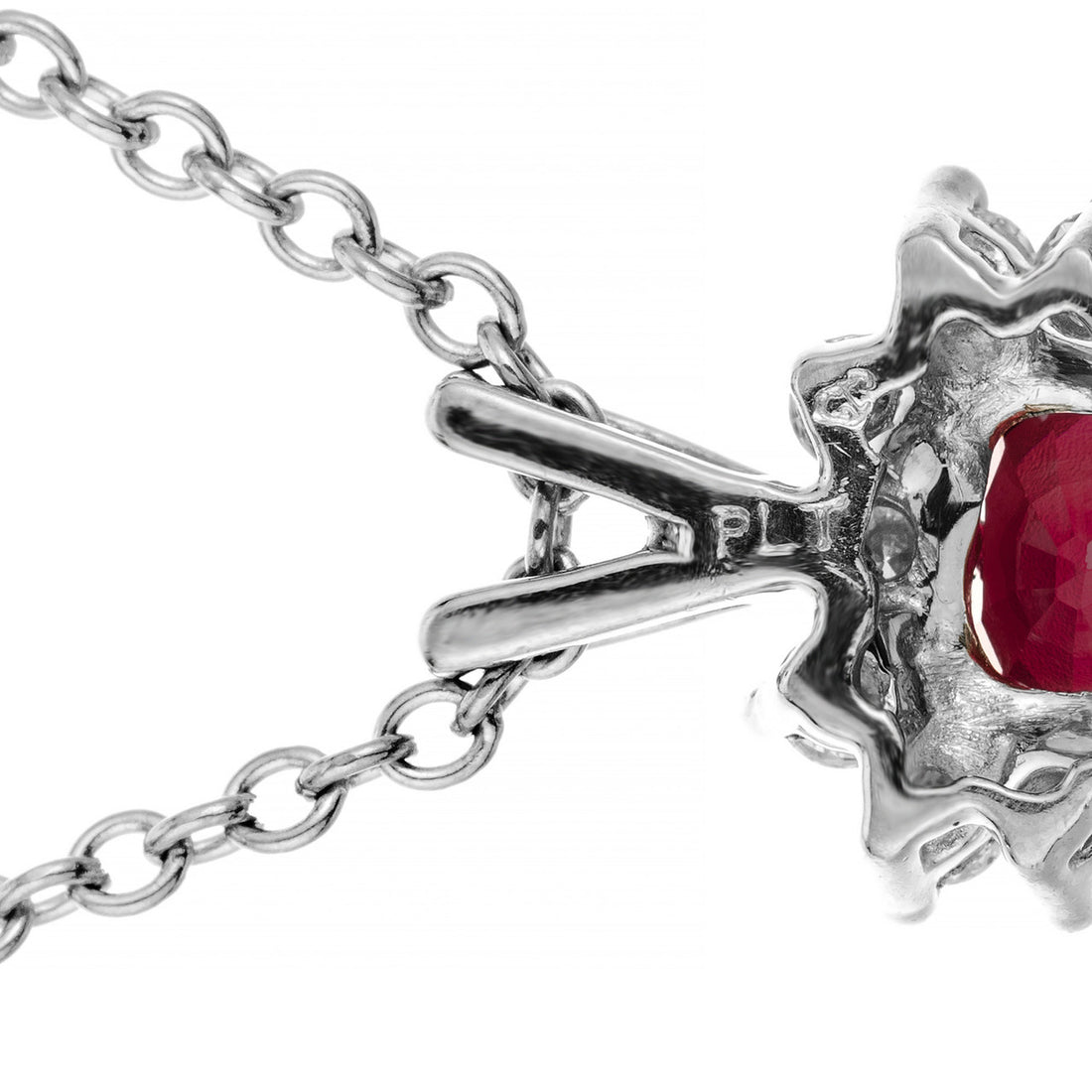 GIA .90 Carat Heart Shape Platinum Diamond Pendant Necklace – image 7