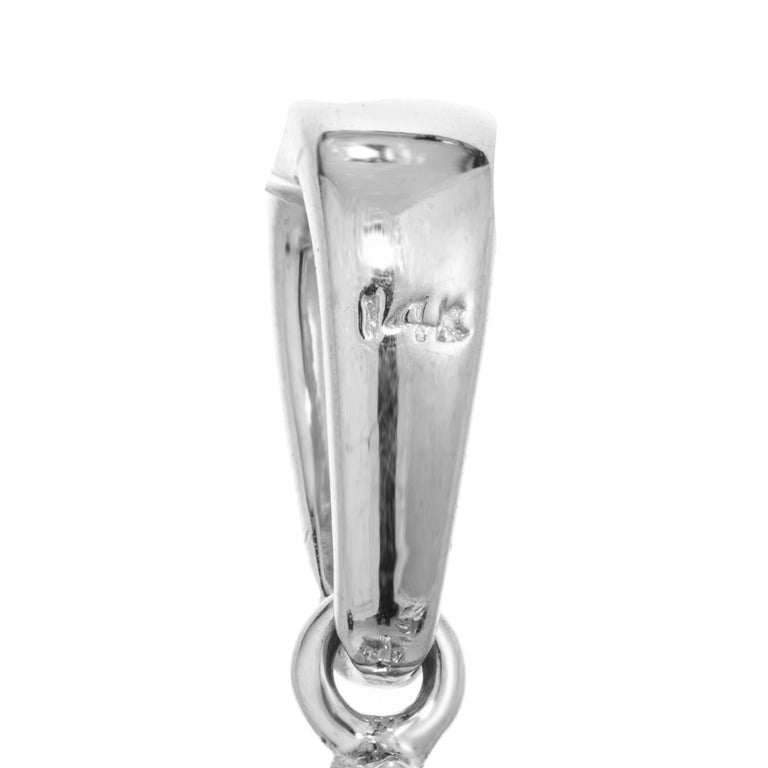 Peter Suchy 6.06 Carat Pink Tourmaline Diamond White Gold Pendant – image 6