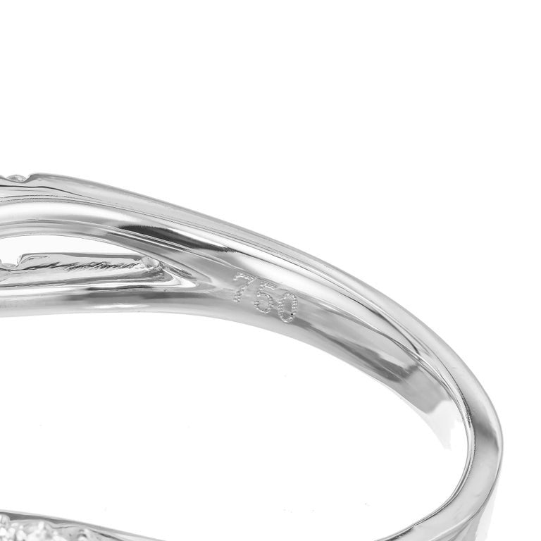 GIA Certified 1.17 Carat Light Yellow Sapphire Diamond Gold Engagement Ring – image 9