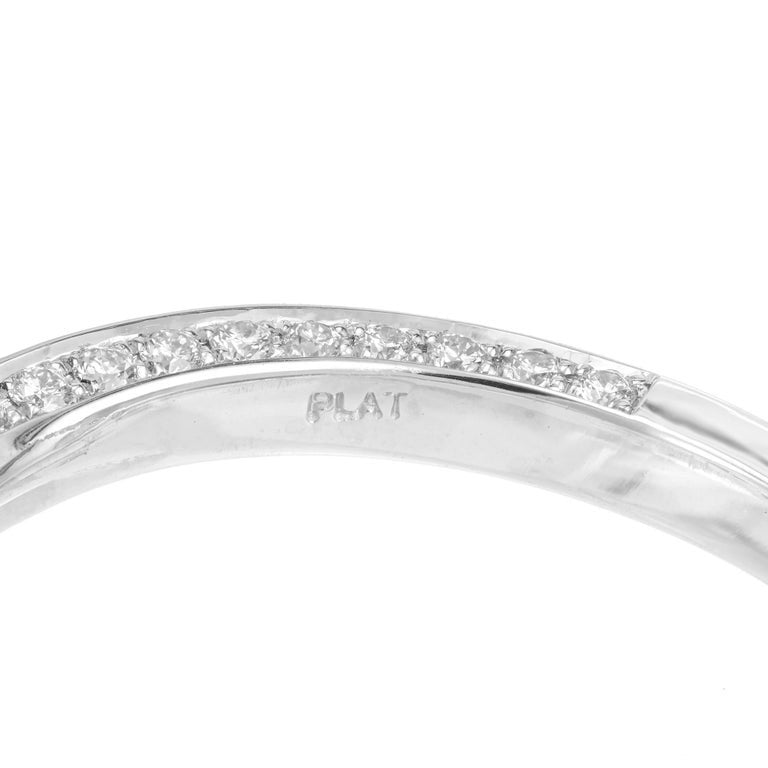 Peter Suchy GIA Certified Princess Cut Diamond Halo Engagement Ring – image 9