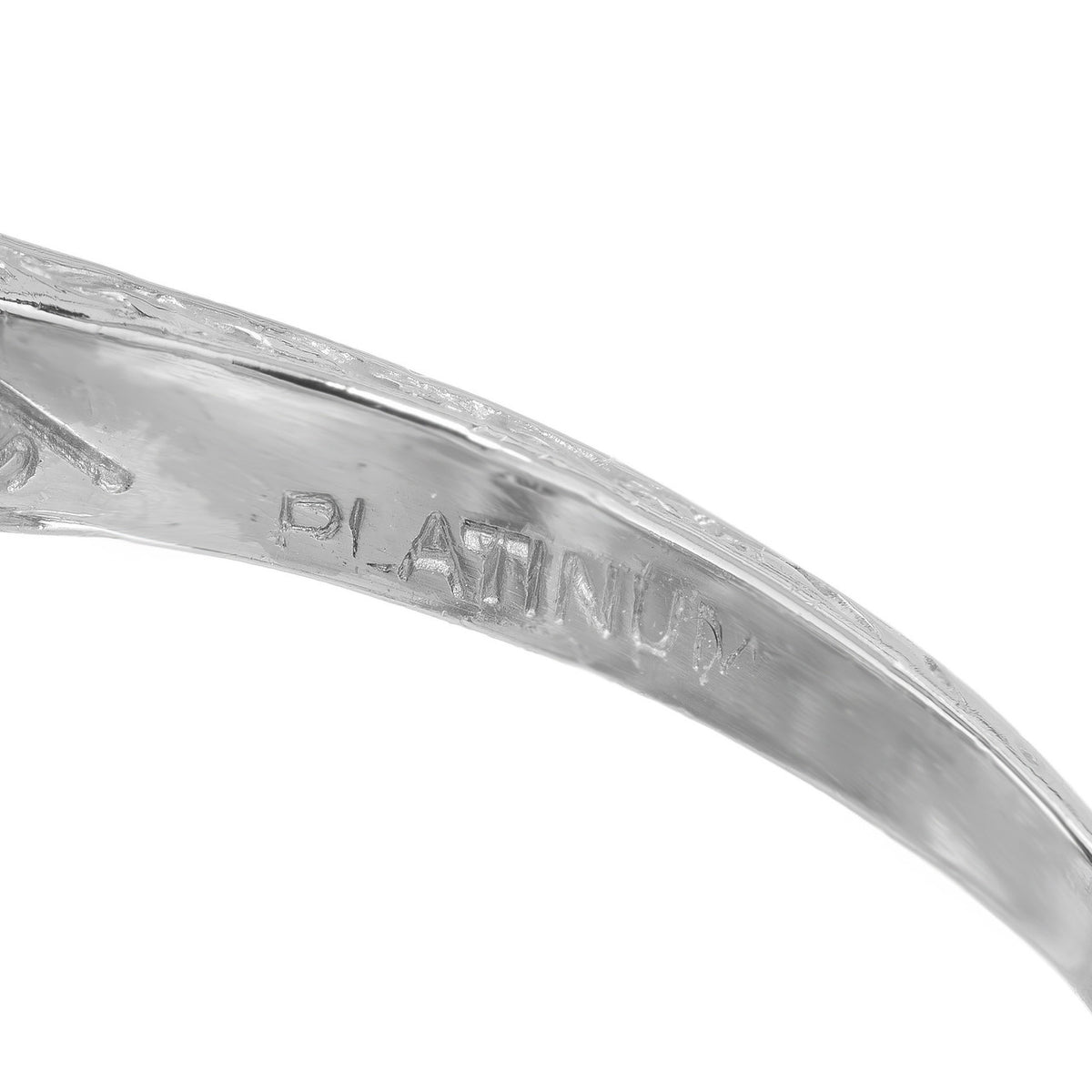 EGL 1.35 Carat Transitional Cut Diamond Platinum Engagement Ring – image 6