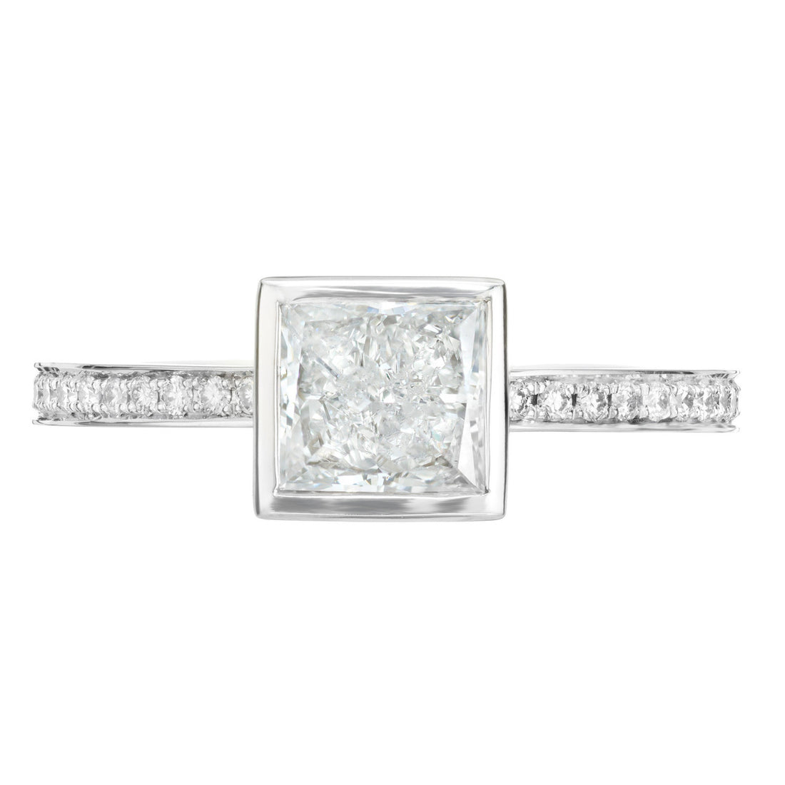 Peter Suchy EGL Certified 1.00 Carat Diamond White Gold Engagement Ring – image 4