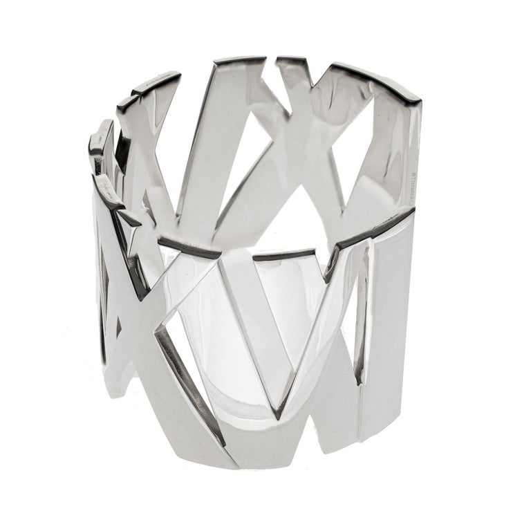Tiffany &amp; Co. Sterling Silver Atlas Cuff Bracelet – image 2
